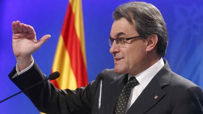 Telediario 1 - Artur Mas insiste en la consulta