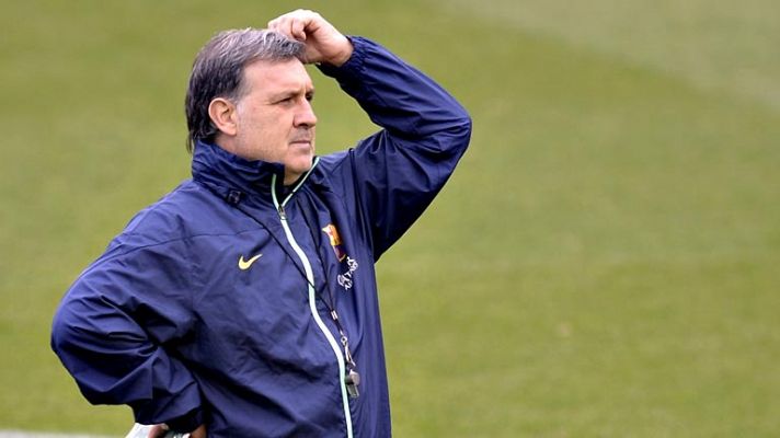 Telediario 1 - Martino: "No sucederá nada por estar pensando en el Atlético"