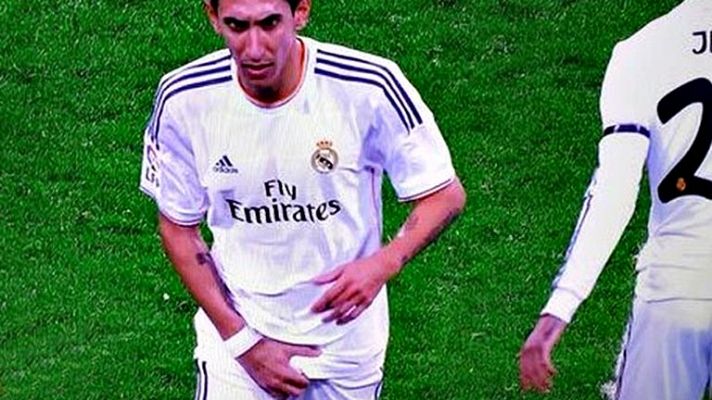 El Madrid expedienta a Di María, que se disculpa por su gesto