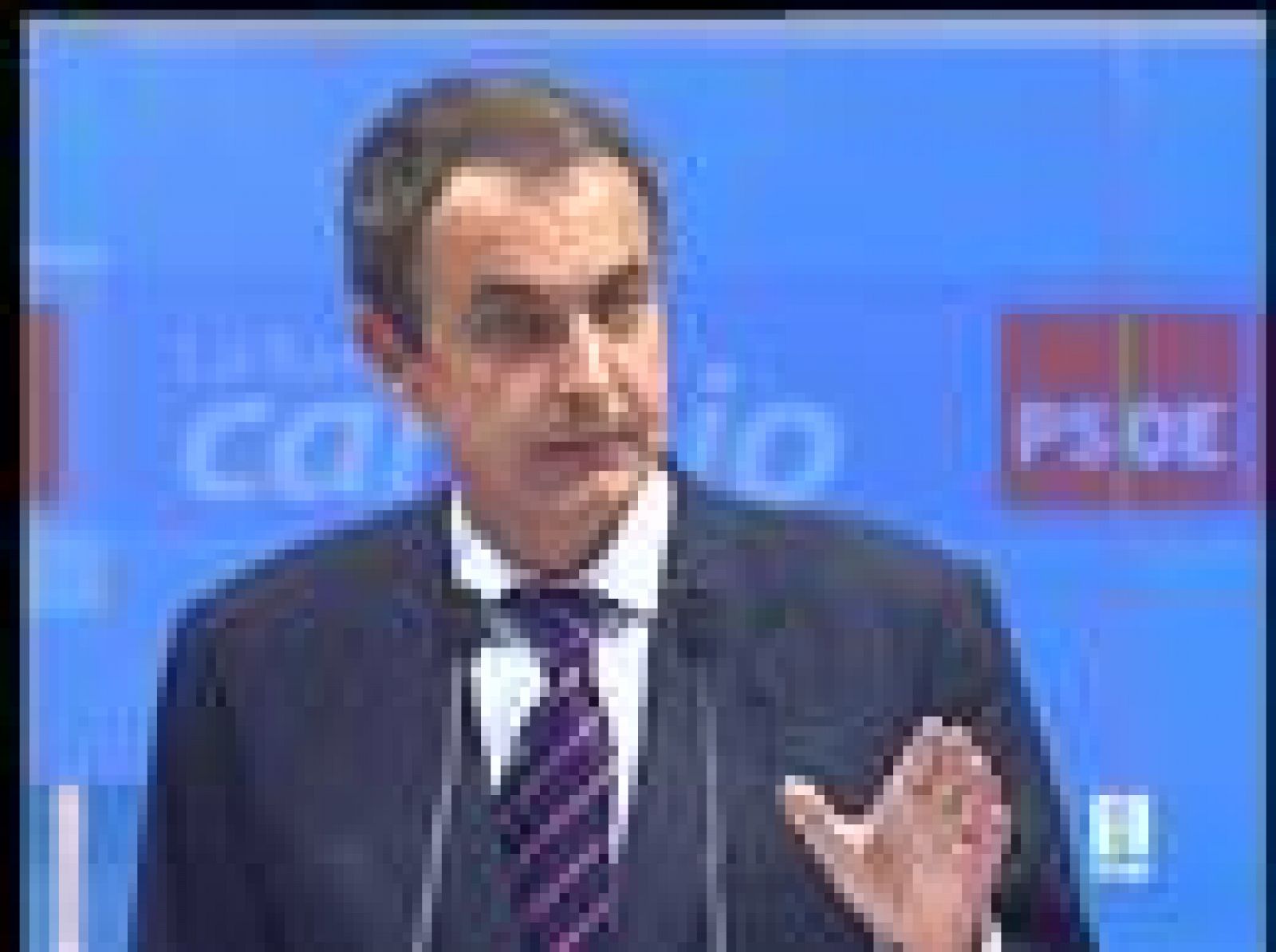 José Luis Rodríguez Zapatero, durante su intervención en el acto celebrado en Madrid.