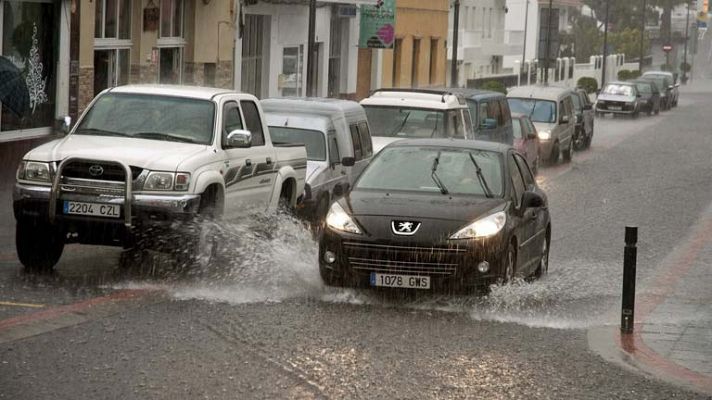 Lluvia en Canarias