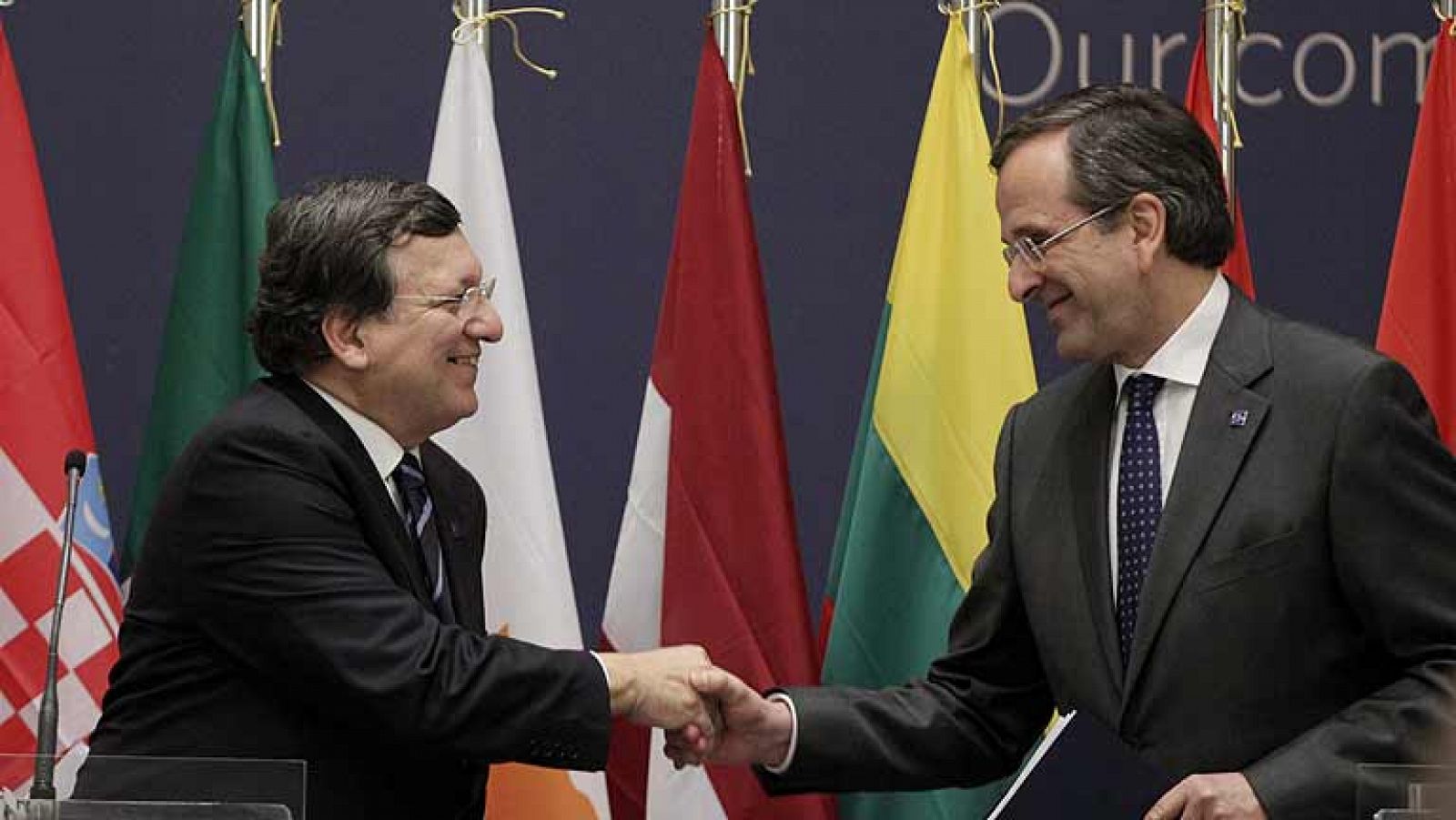 La tarde en 24h: Grecia asume la presidencia de la UE con un recado de Barroso para cumpla con los ajustes | RTVE Play