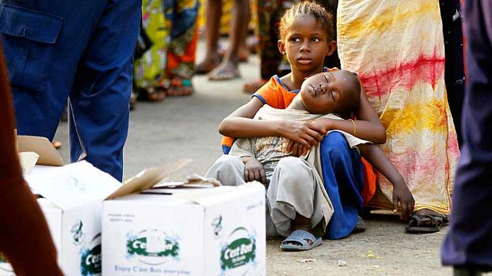 Telediario 1 - Niños en la guerra centroafricana