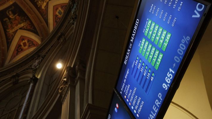 Telediario 1 - Mejoran las primas de riesgo