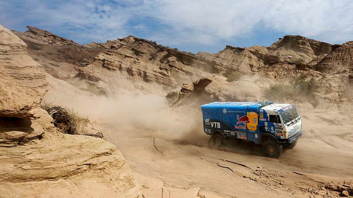 La dura vida del camionero en el Dakar