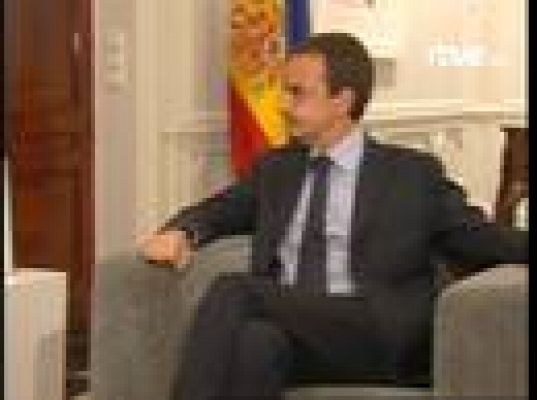Zapatero y Rajoy reunidos en La Moncloa