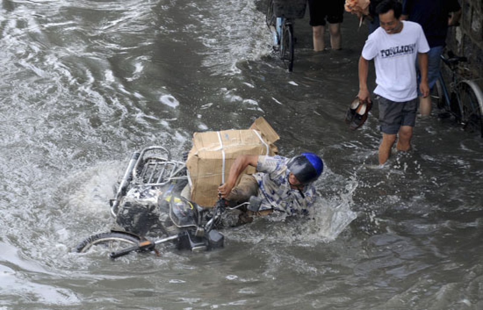 6 muertos en China por las lluvias