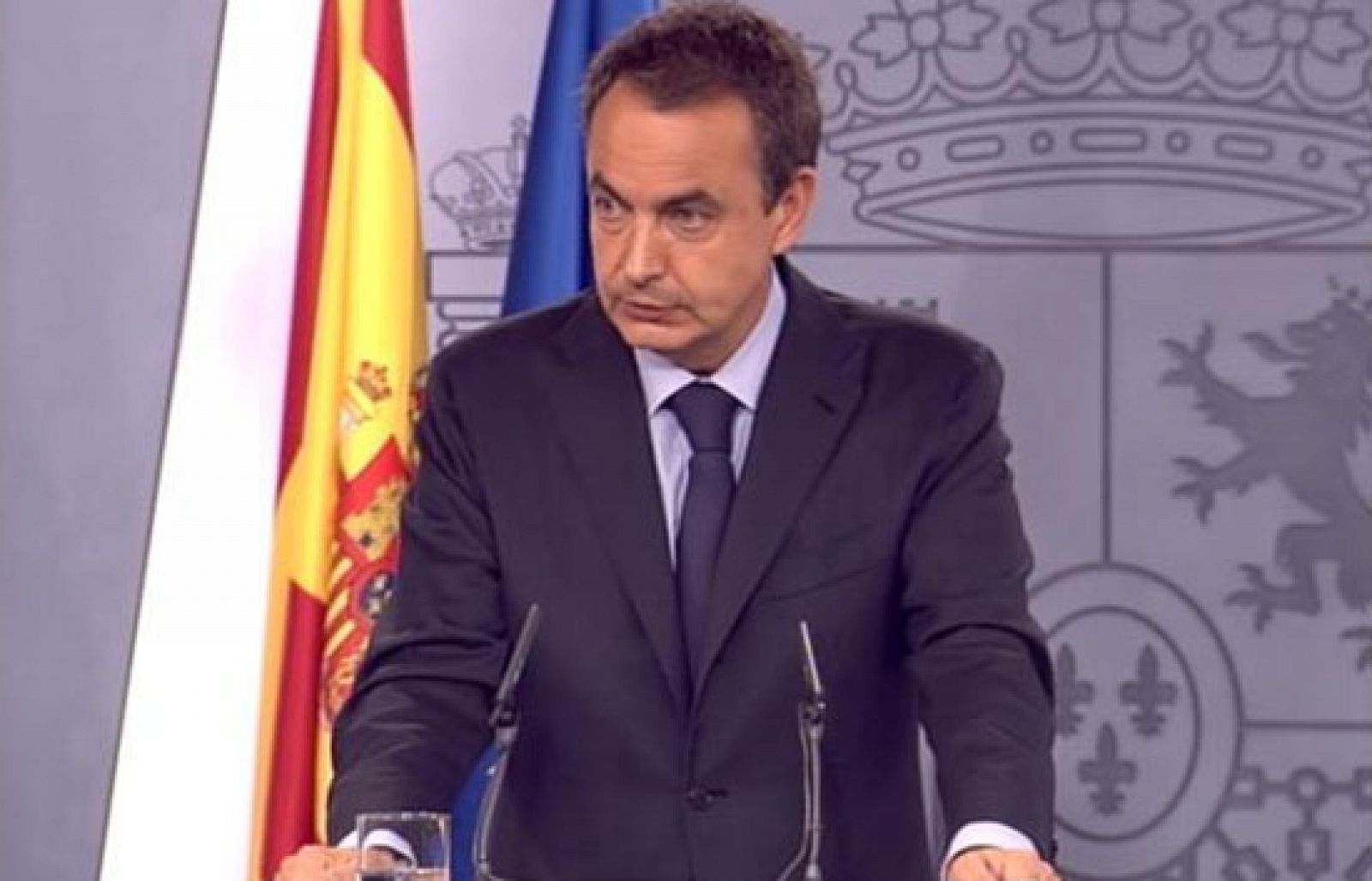 Comparecencia íntegra de Zapatero