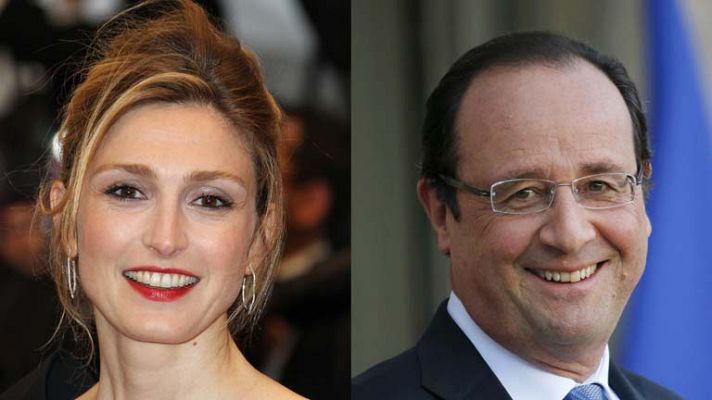 Telediario 1 - Supuesto romance de Hollande