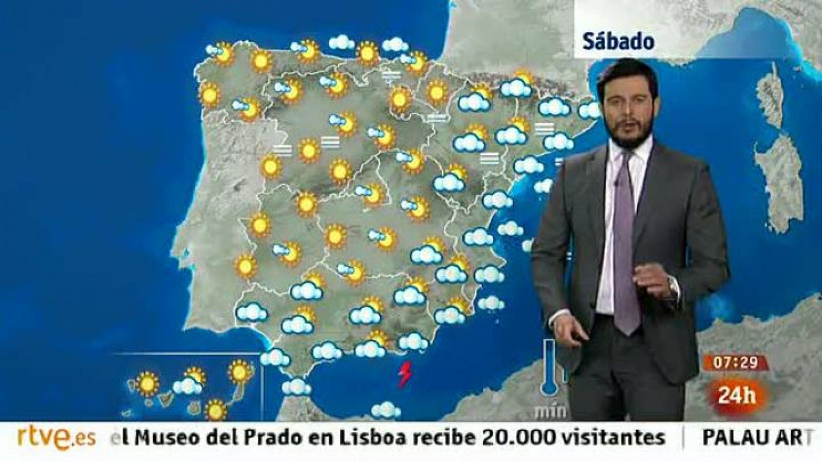 El tiempo: Nubosidad en el noroeste y Canarias | RTVE Play