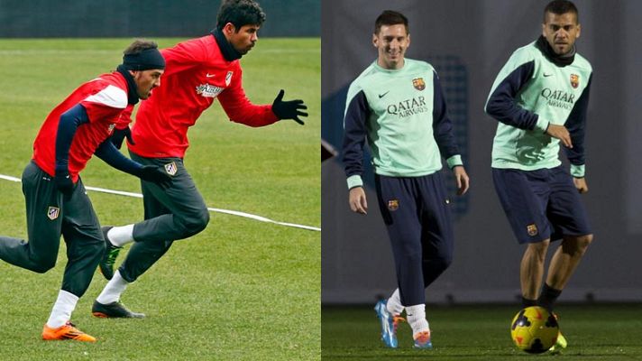 Telediario 1 - Atlético de Madrid y Barcelona dirimen el mando en la Liga