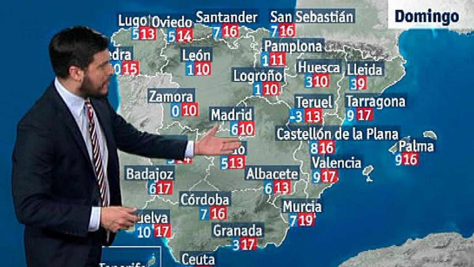 El tiempo: Precipitaciones persistentes y viento fuerte en el oeste de Galicia | RTVE Play