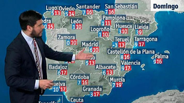 El tiempo - Precipitaciones persistentes y viento fuerte en el oeste de Galicia