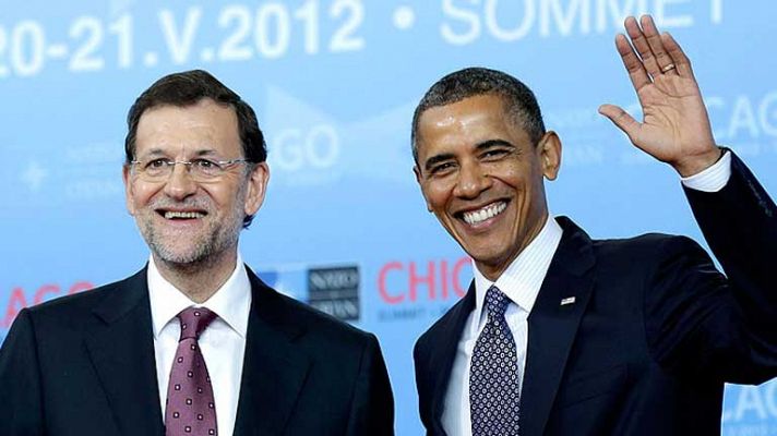 Telediario 1 - Mariano Rajoy viaja a Washington