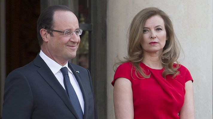 Hospitalizada la pareja de Hollande