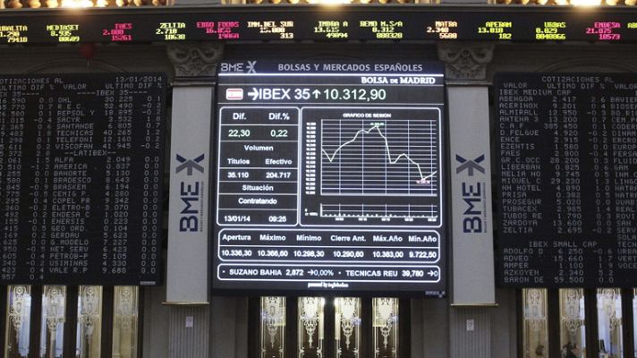 La tarde en 24h - El IBEX 35 sube un 0,73% pero la prima de riesgo sube hasta 201 puntos básicos