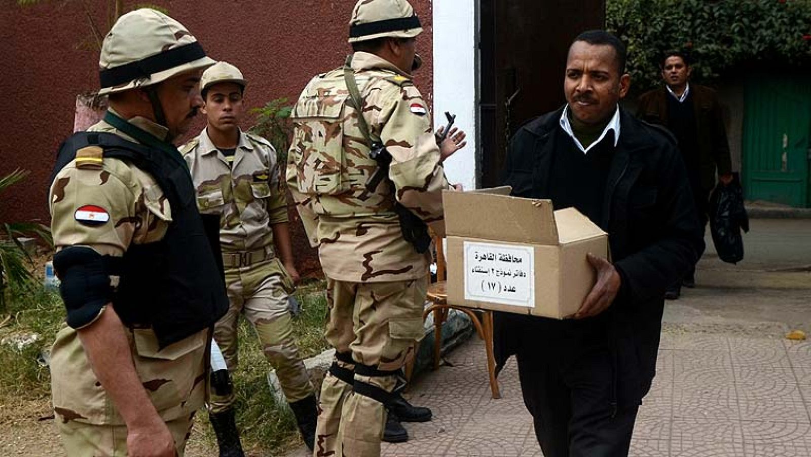 Todo listo para que Egipto vote la nueva Constitución