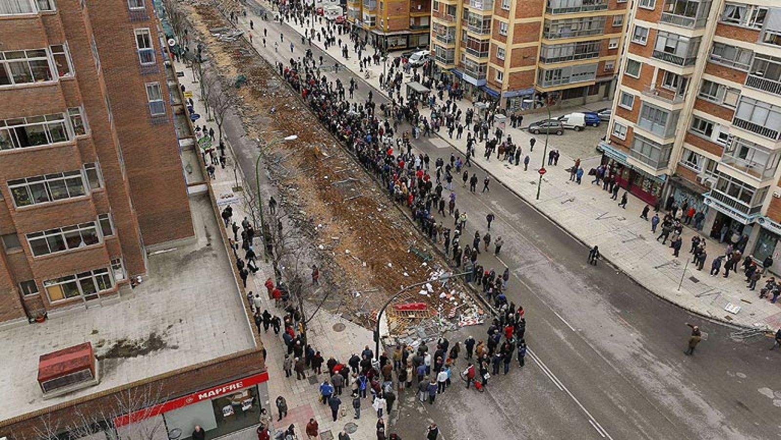 Los vecinos del barrio de Gamonal en Burgos convocan una huelga