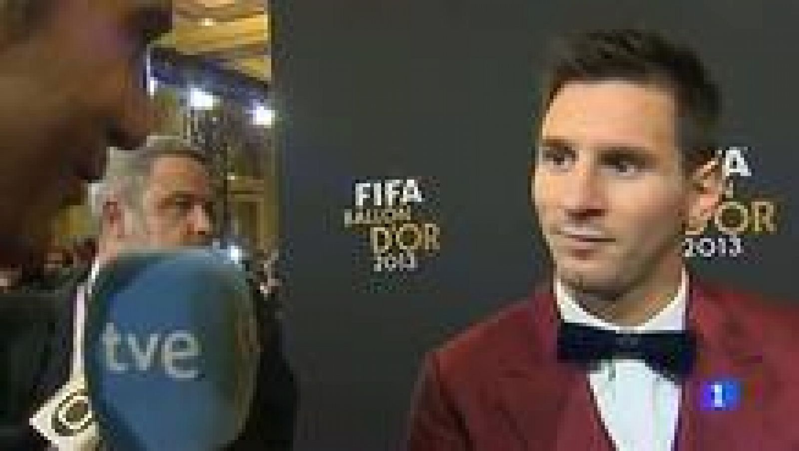 Telediario 1: Messi felicita a Cristiano por conseguir el Balón de Oro | RTVE Play