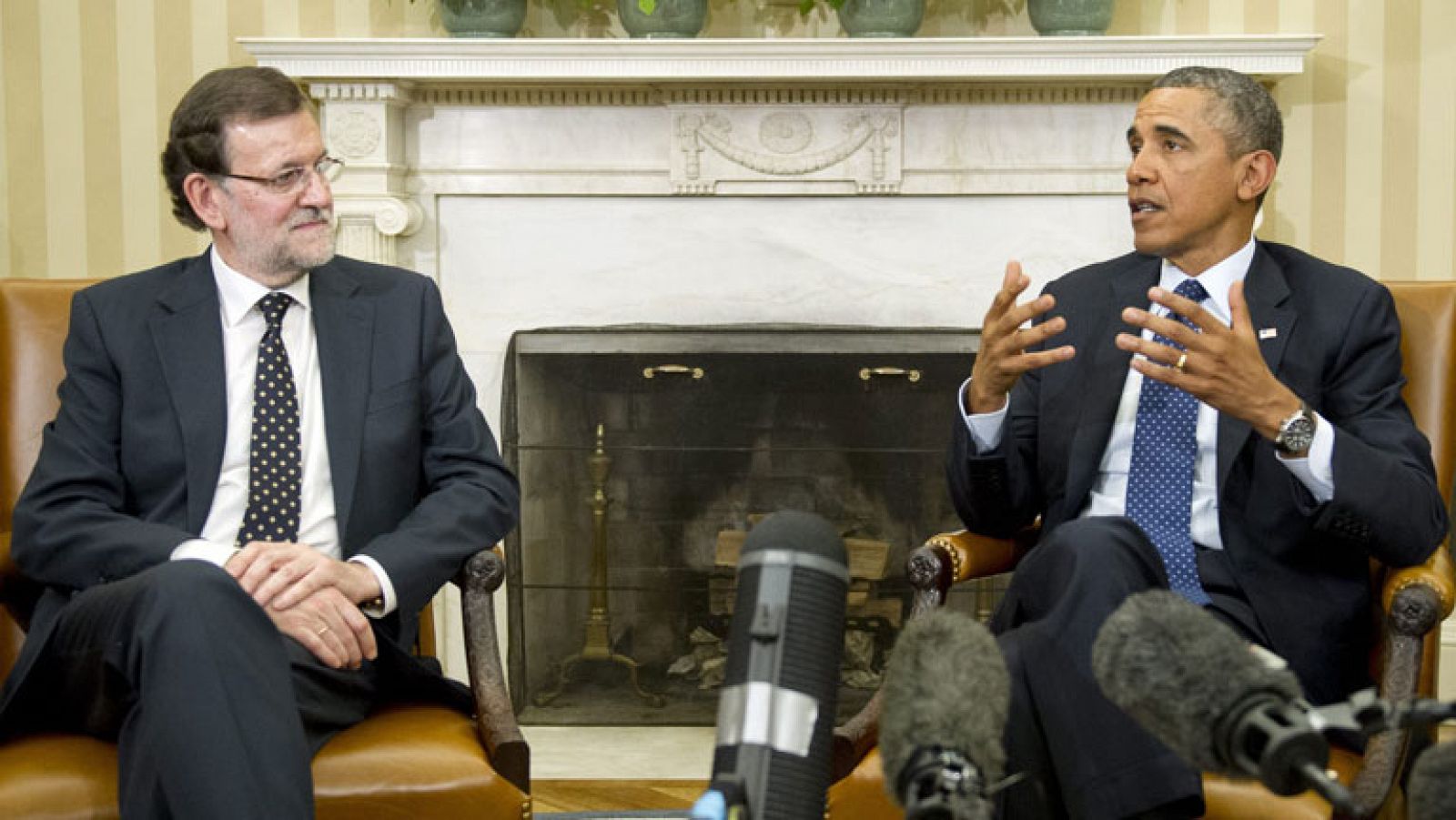Informativo 24h: Obama felicita a Rajoy por su "gran liderazgo" al frente del Gobierno español | RTVE Play