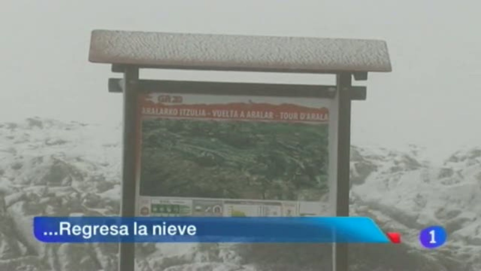  La nieve regresa a Navarra en cotas relativamente bajas. Navarra es una de las comunidades donde la Guardia Civil ha llevado a cabo la operación relisto en la que desarticula una red de contratos de trabajo falsos a cambio de dinero. (14/01/2014)