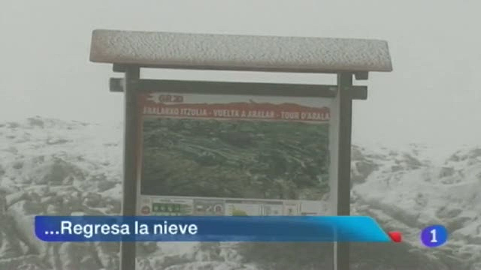  La nieve regresa a Navarra en cotas relativamente bajas. Navarra es una de las comunidades donde la Guardia Civil ha llevado a cabo la operación relisto en la que desarticula una red de contratos de trabajo falsos a cambio de dinero. (14/01/2014)