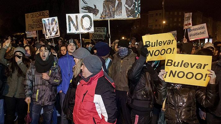Telediario 1 - Paran obras en Gamonal
