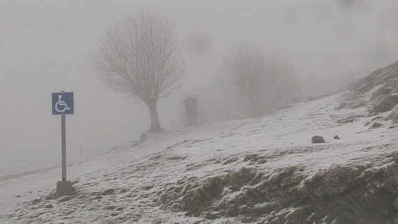 Cota de nieve bajando hasta los 1.100 metros en Galicia y Cantábrico occidental