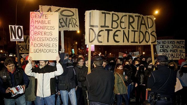 Los desayunos - Entran en prisión cuatro de los detenidos por los altercados en el barrio de Gamonal, en Burgos