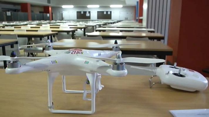 Vídeo sobre un drone en Bélgica