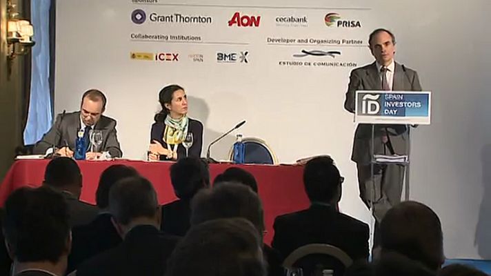 Telediario 1 - Se celebra en Madrid la cuarta edición del "Spain Investors Day"