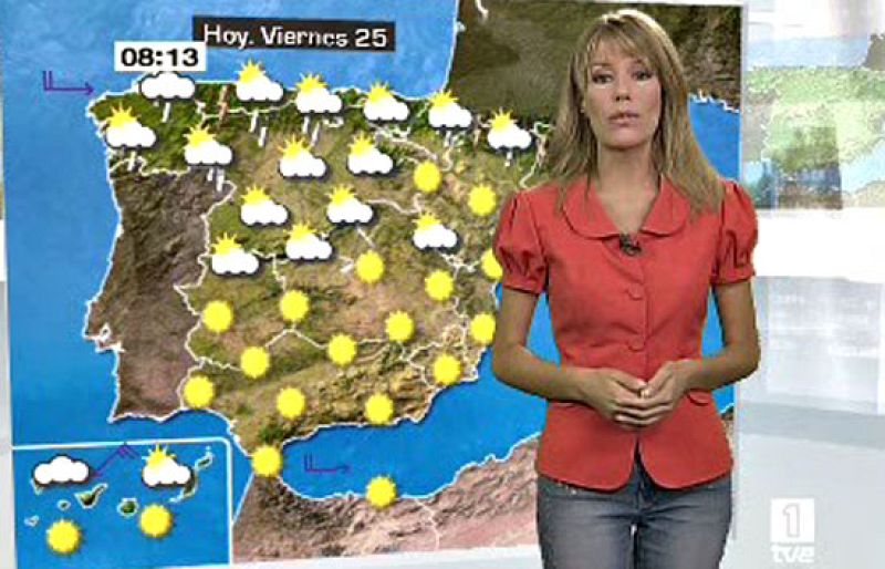  Se esperan nubes y lluvias en el tercio norte