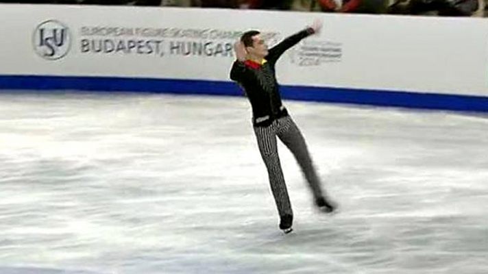 Patinaje sobre hielo - Javier Fernández acaba primero tras el programa corto