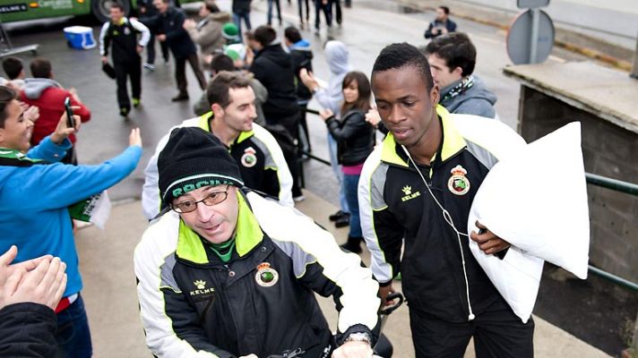 Telediario 1 - El 'matagigantes' Racing de Santander viajará a Donostia