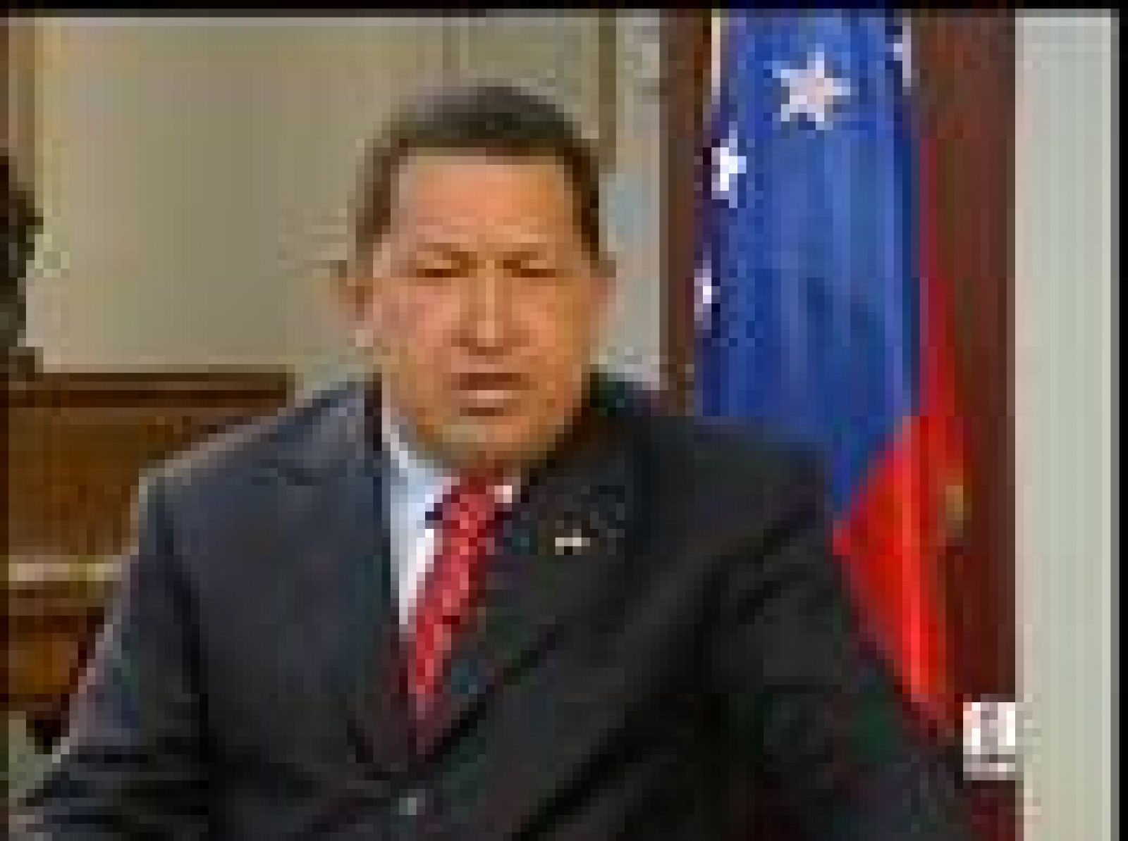 Hugo Chávez, entrevistado en TVE.