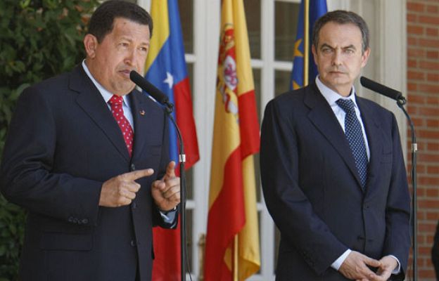  - Zapatero recibe a Chávez