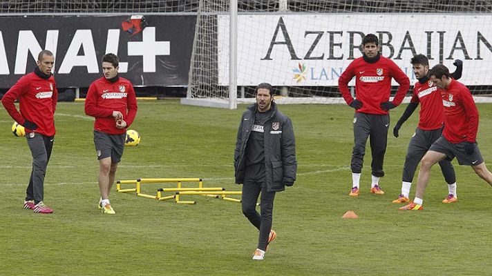 Telediario 1 - El Atlético espera que Costa y Villa reencuentren el gol ante el Sevilla