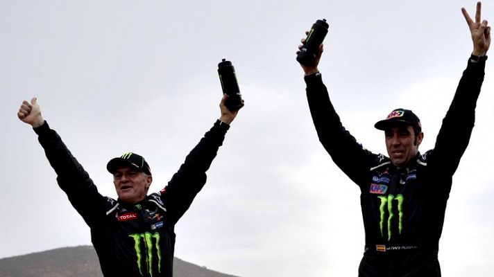 Telediario 1 - Nani Roma y Marc Coma hacen historia al conseguir el doblete español en el Dakar