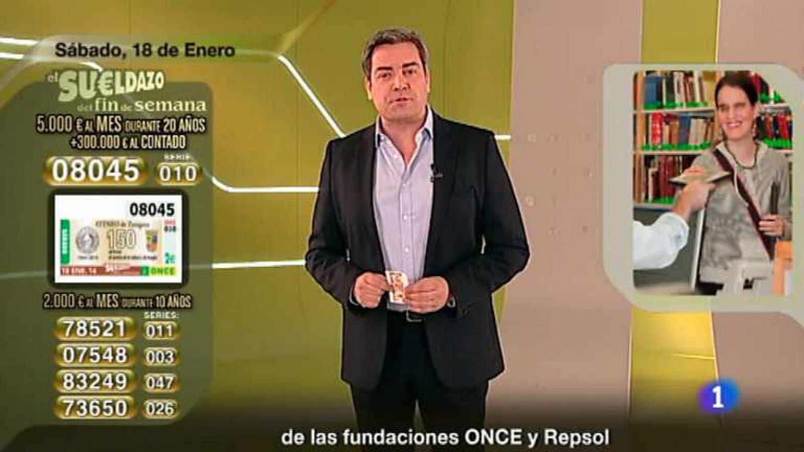 Sorteos ONCE: Sorteo ONCE - 18/01/14 | RTVE Play