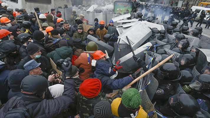 Manifestación en Ucrania