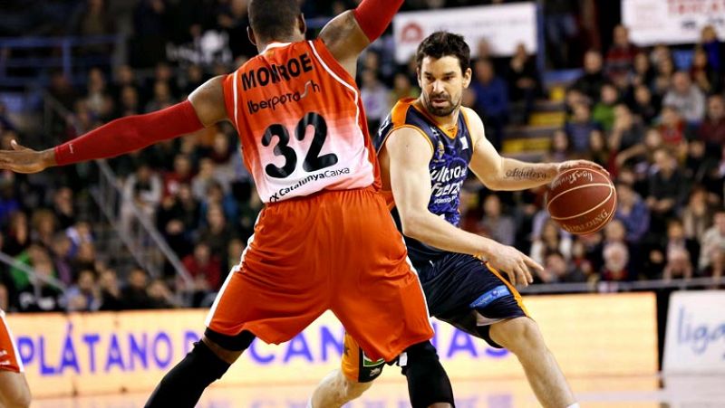 Suma y sigue. El Valencia Basket volvió a sumar una victoria al superar por 64-73 a La Bruixa d'Or en una demostración de carácter de Justin Doellman, que anotó 18 puntos pese a jugar con máscara.