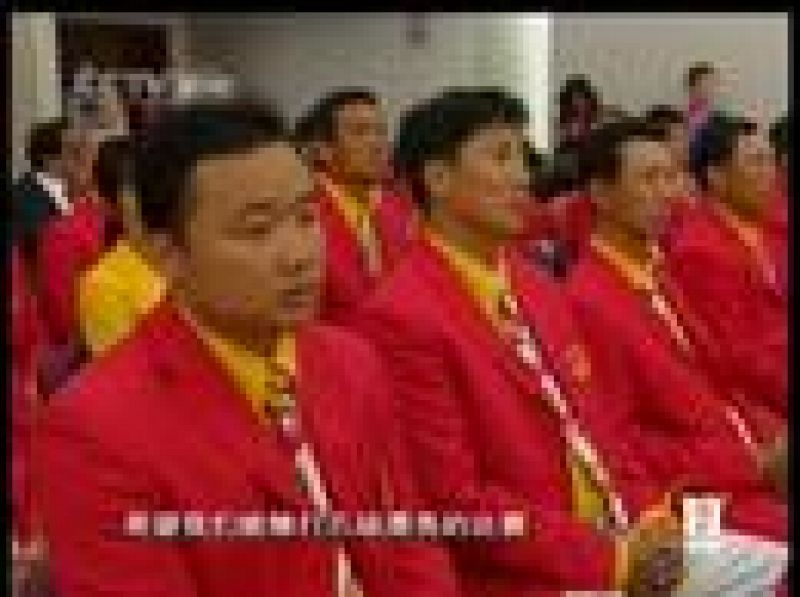 1099 deportistas componen la delegación china para los Juegos