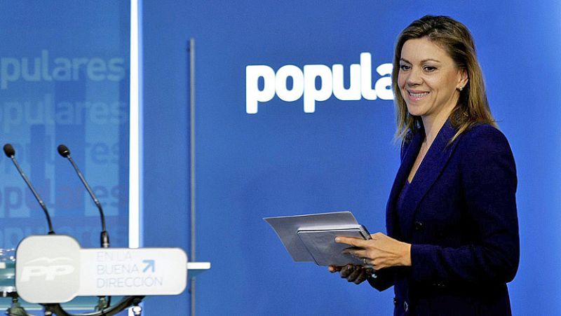Cospedal pide al PSOE "acciones conjuntas en Cataluña" para la defensa de la unidad de España