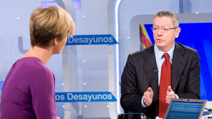 Gallardón en los desayunos de TVE