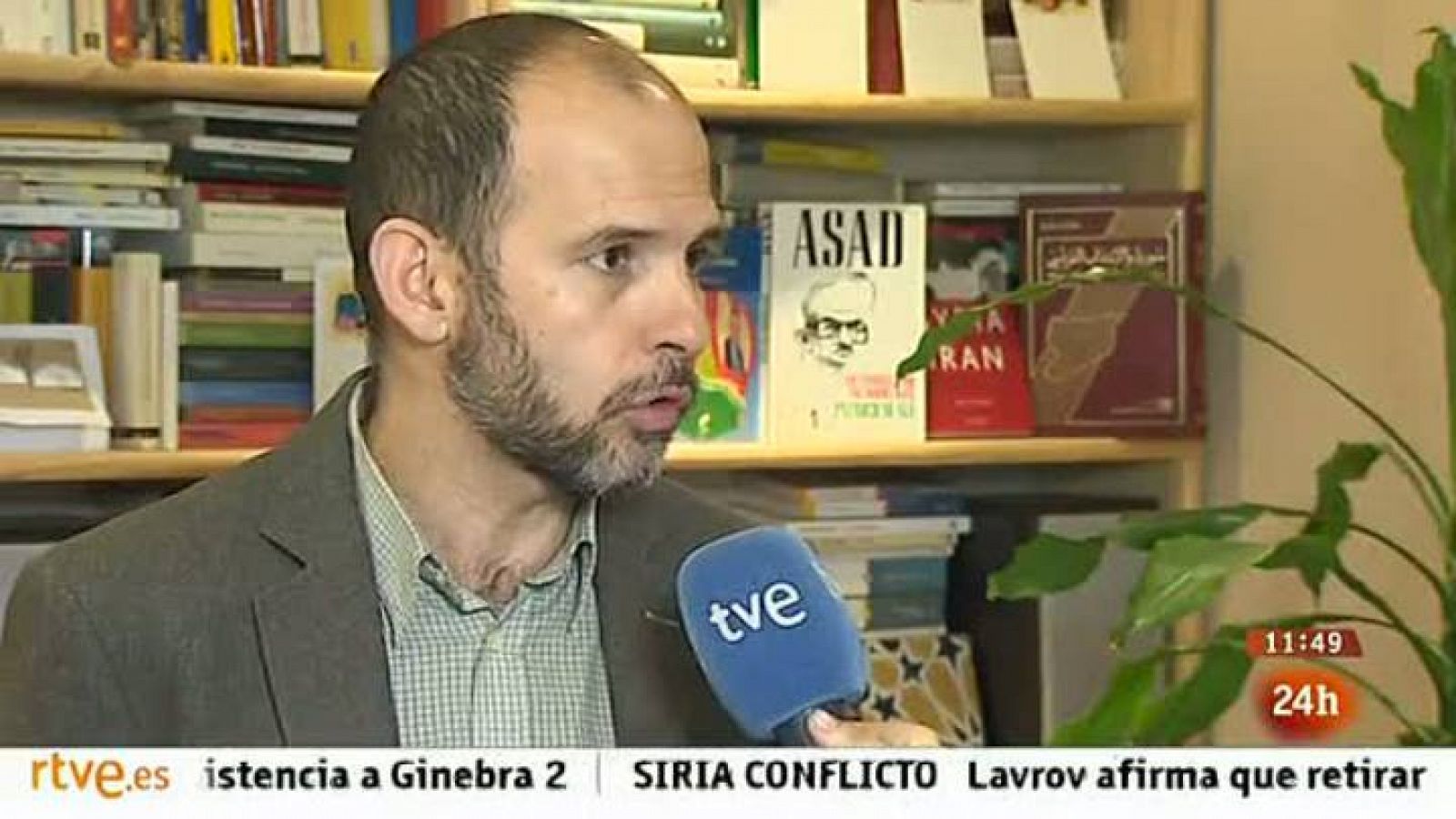Ignacio Álvarez-Ossorio, experto en mundo árabe, teme un "diálogo de sordos" en la conferencia de paz siria - Informativo 24h | Ver
