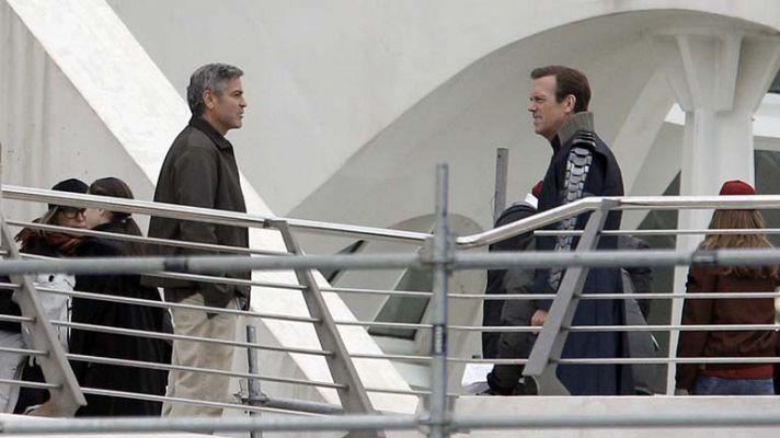 George Clooney rueda en Valencia