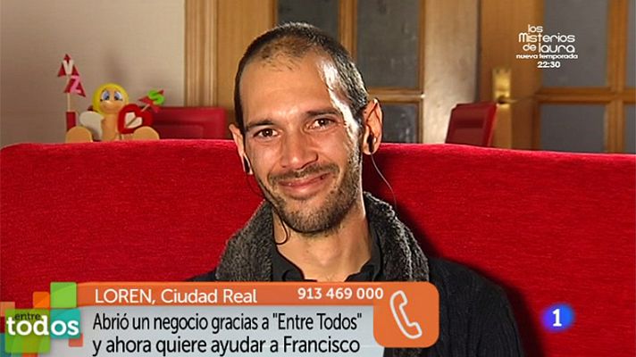 Entre todos - Loren ayuda a Francisco Javier