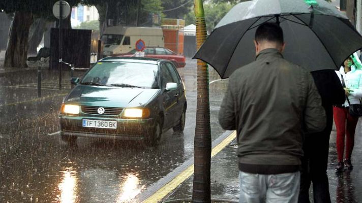 El tiempo - Lluvias y vientos fuertes en el norte, en Melilla y en Canarias
