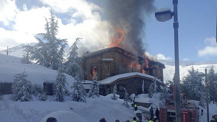 Incendio en Sierra Nevada