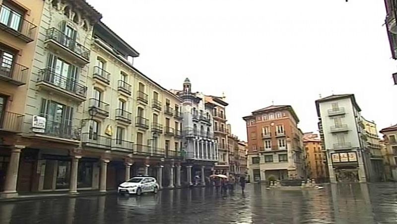 Lluvias persistentes en el Cantábrico oriental y norte de Navarra